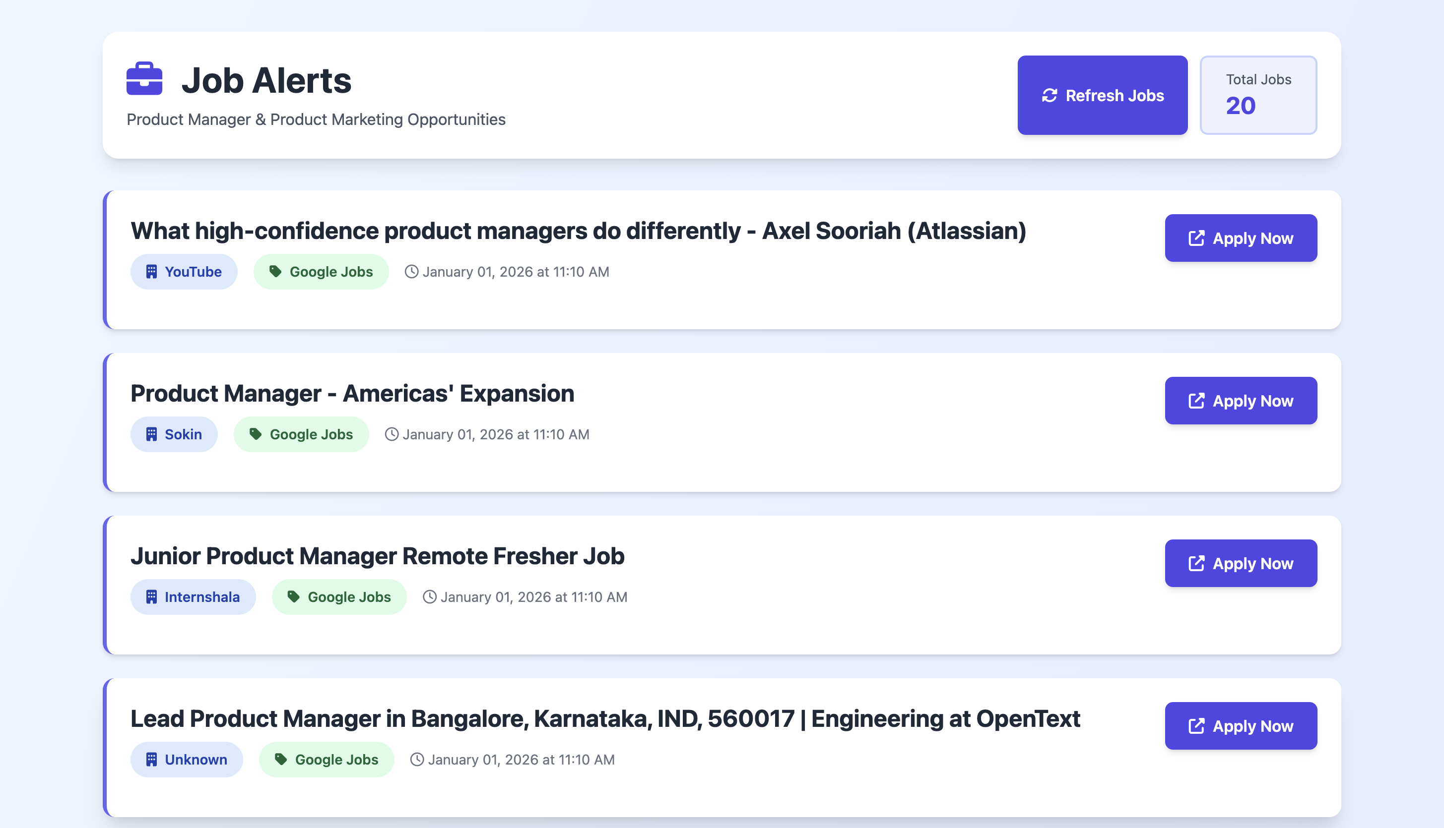 Job Alert - Main Product Image